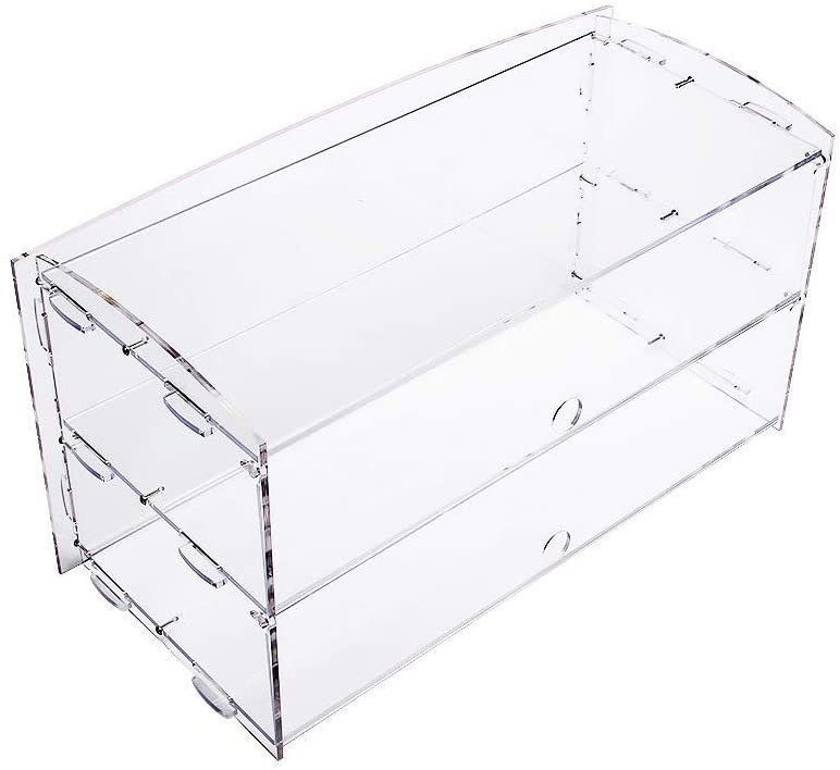Acrylic Bakery Pastry Display Case Stand Cabinet Cakes Donuts Cupcakes Pastries