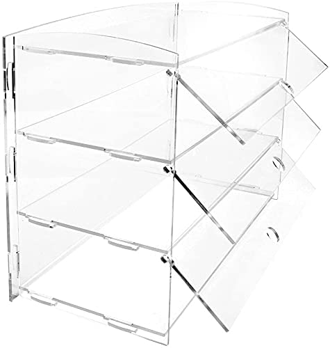 Acrylic Bakery Pastry Display Case Stand Cabinet Cakes Donuts Cupcakes Pastries