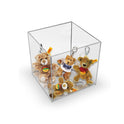 Acrylic Cube Display Stand Square 5 Sided Box Perspex Tray Case Shop Holder