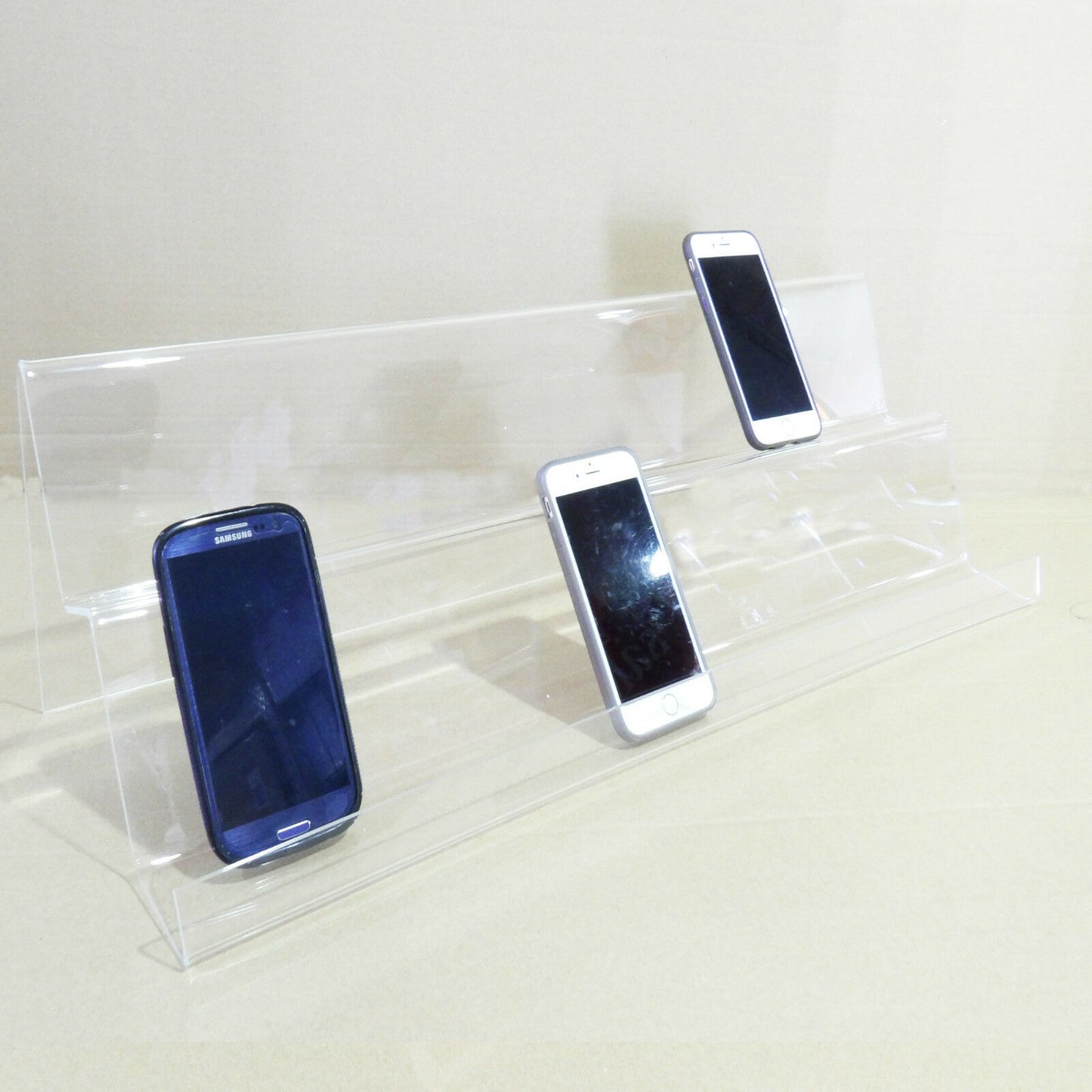 Acrylic Display Stands 2 Tier & 3 Tier for Mobile Phones and Jewllery Showcase