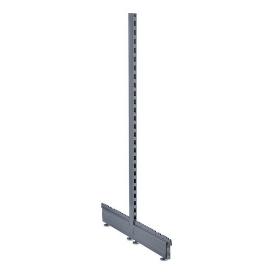 210cm Upright and Base Leg (Finisher) For Retail Gondola Shelving