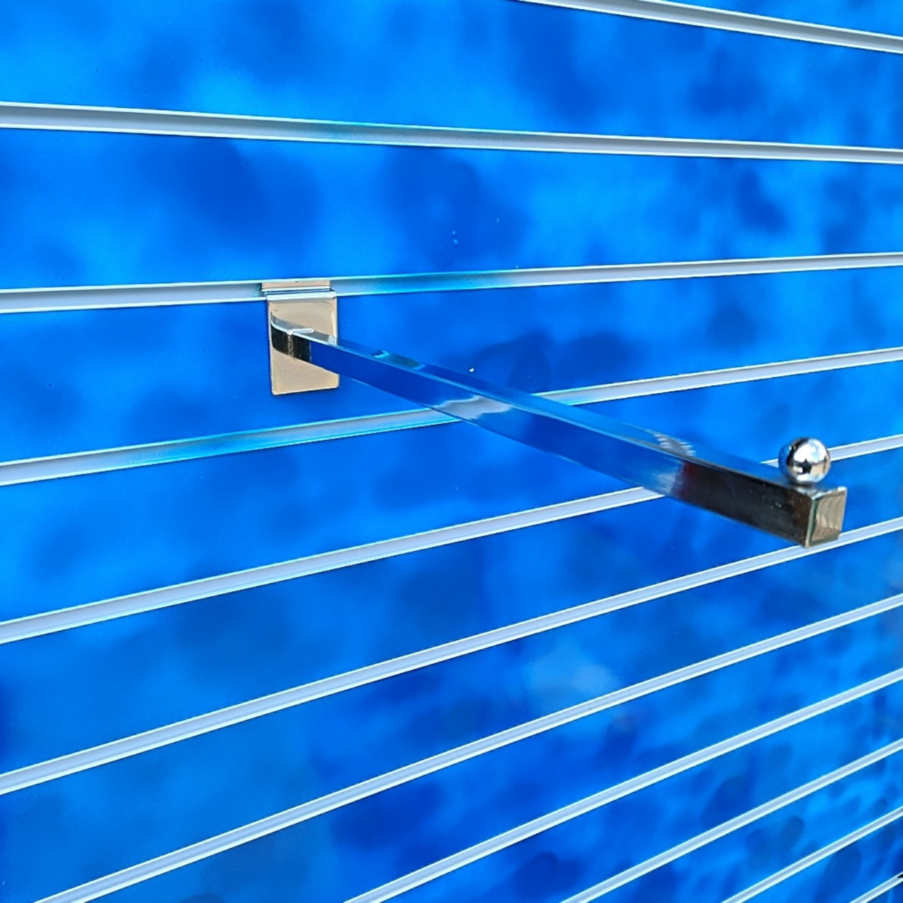 Straight Square Display Arm For Slatwall