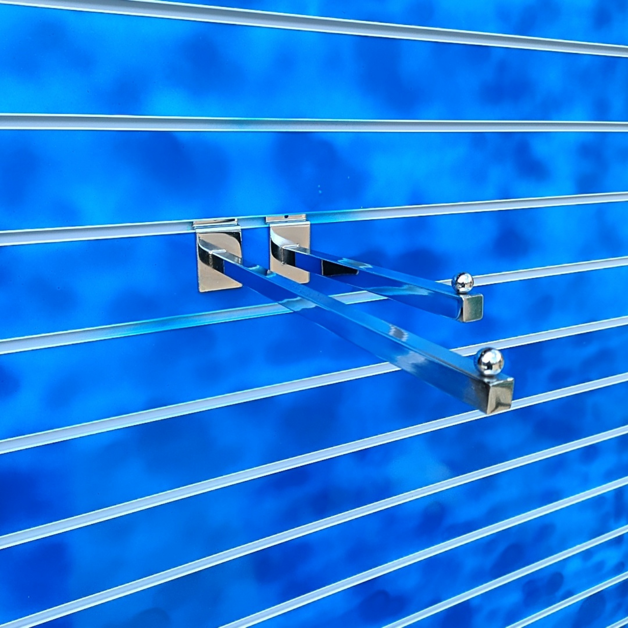 Straight Square Display Arm For Slatwall