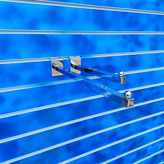 Straight Square Display Arm For Slatwall