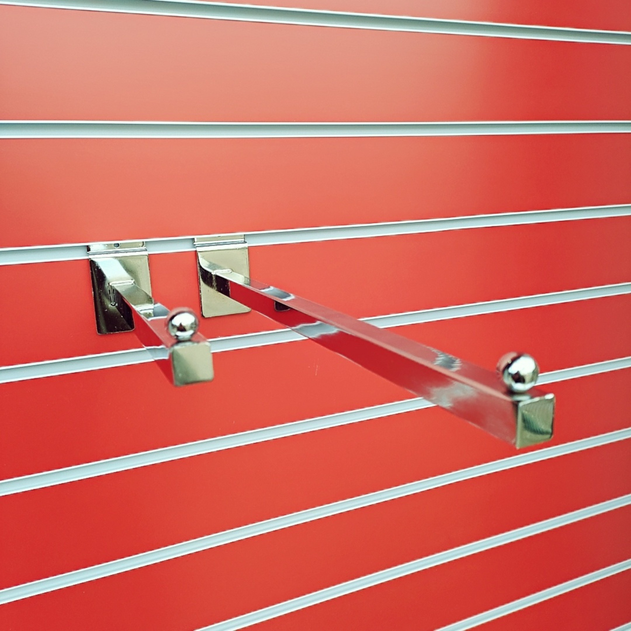 Straight Square Display Arm For Slatwall