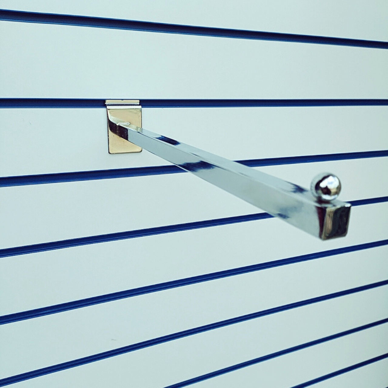Straight Square Display Arm For Slatwall