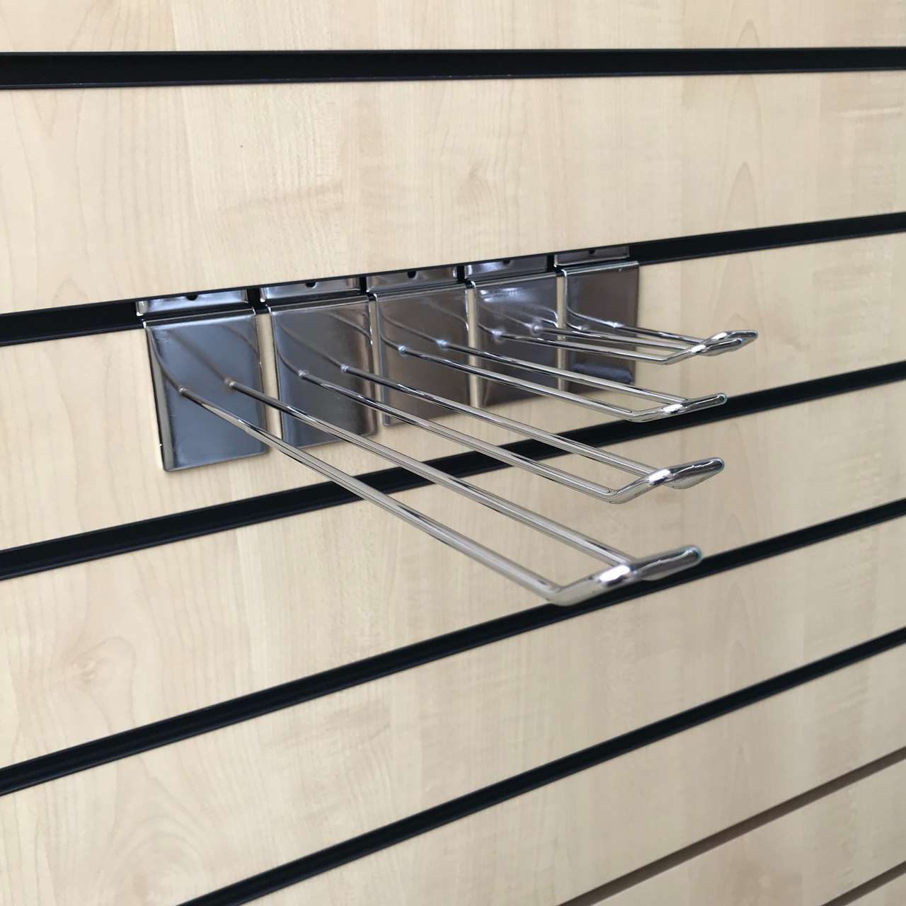 6" Slatwall Euro Hooks Accessory Single Prong Shop Display (6 Inch)