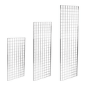 7FT CHROME MESH PANEL WITH L-LEG OR T-LEG