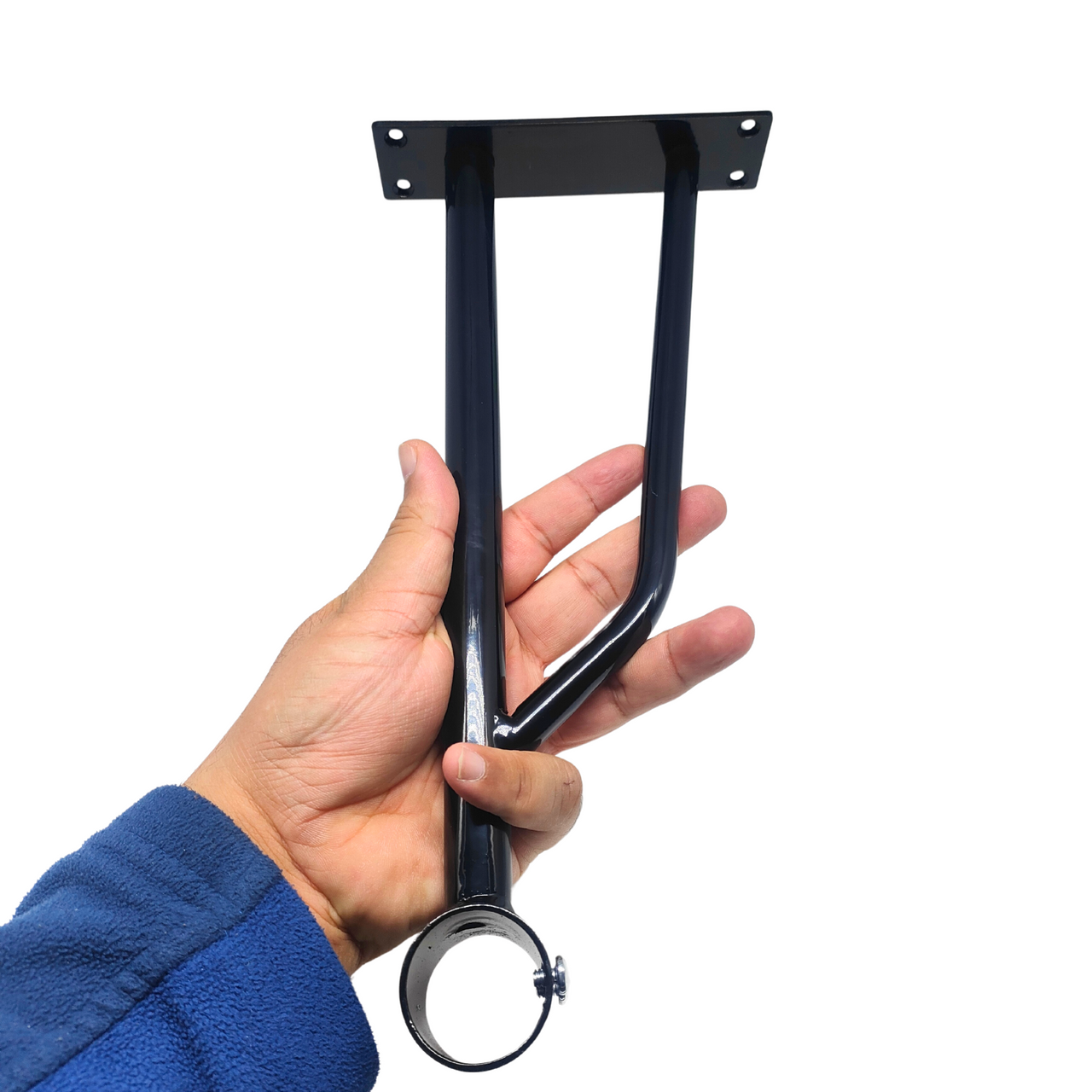 Black Steel Hanging Rail – Durable, Stylish, and Ideal for Home or Retail Spaces