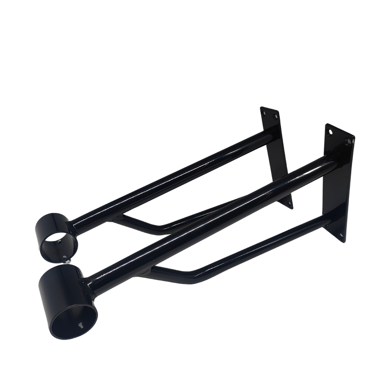 Black Steel Hanging Rail – Durable, Stylish, and Ideal for Home or Retail Spaces