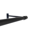 Black Steel Hanging Rail – Durable, Stylish, and Ideal for Home or Retail Spaces