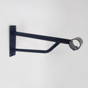 Black Steel Hanging Rail – Durable, Stylish, and Ideal for Home or Retail Spaces