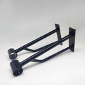 Black Steel Hanging Rail – Durable, Stylish, and Ideal for Home or Retail Spaces