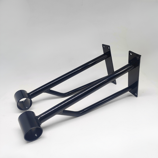 Black Steel Hanging Rail – Durable, Stylish, and Ideal for Home or Retail Spaces