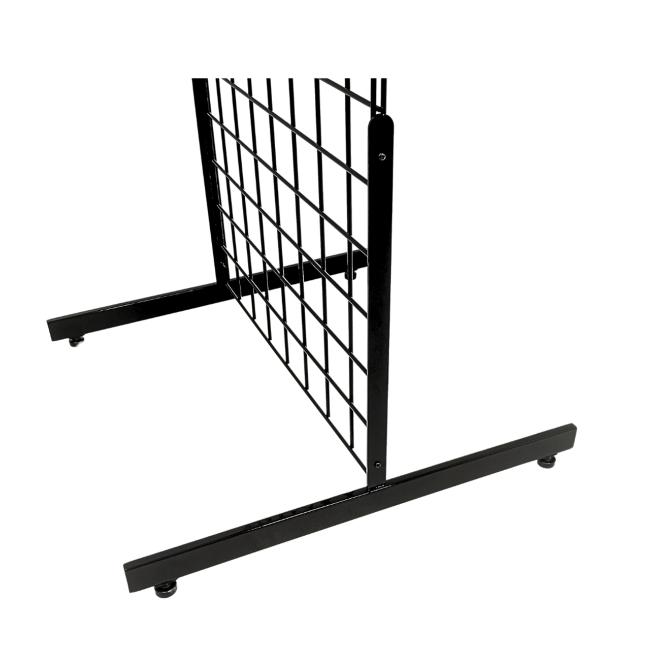 New 4ft Black Grid Panel - Heavy Duty Mesh with T-Leg for durable displays