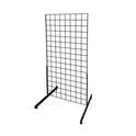 New 4ft Black Grid Panel - Heavy Duty Mesh with T-Leg for durable displays