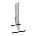 New 4ft Black Grid Panel - Heavy Duty Mesh with T-Leg for durable displays