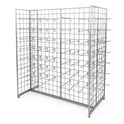 7ft Grid Mesh 'H' Stand Gondola Stand With Euro Hooks Included 240x
