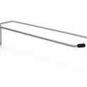 8 Inch Heavy Duty Chrome Single Prong Pegboard Hook with Overhead Arm for Price Holder