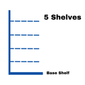 Retail Wall Shelving - H210cm x W66.5cm