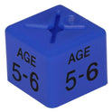 50x Children/kids Clothes Age Size Cubes From "Age 1-2" To "Age 13-14" And Month