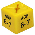 50x Children/kids Clothes Age Size Cubes From "Age 1-2" To "Age 13-14" And Month