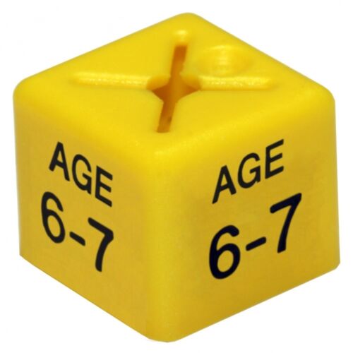 50x Children/kids Clothes Age Size Cubes From "Age 1-2" To "Age 13-14" And Month