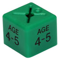 50x Children/kids Clothes Age Size Cubes From "Age 1-2" To "Age 13-14" And Month