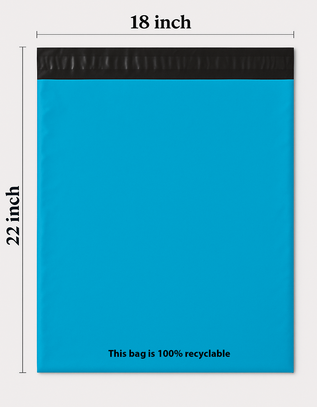 100x Blue Mailing Bags
