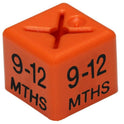 50x Children/kids Clothes Age Size Cubes From "Age 1-2" To "Age 13-14" And Month