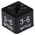 50x Children/kids Clothes Age Size Cubes From "Age 1-2" To "Age 13-14" And Month