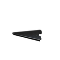 Black Twin Slot Bracket