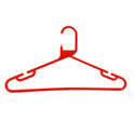 100x Red Strong Heavy Duty Plastic Coat Hangers, Suit, Trouser Etc Garment Clothes Hanger