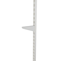 White Twin Slot Bracket