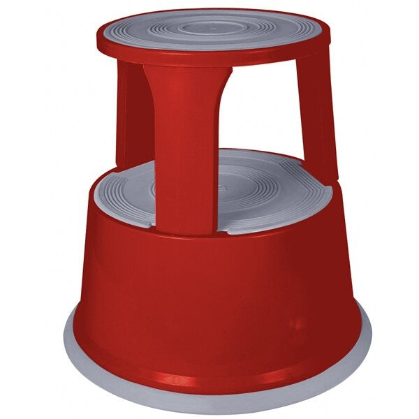 High Quality Heavy Duty Step Foot Kick Stool with Castors Retail, Office, Shop.