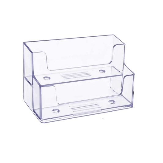 2 Tier Landscape Business Card Holder