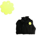 1000 Unstrung Flower Shape Clothes Garment Reference Stock Ticket/ Tags/ Labels
