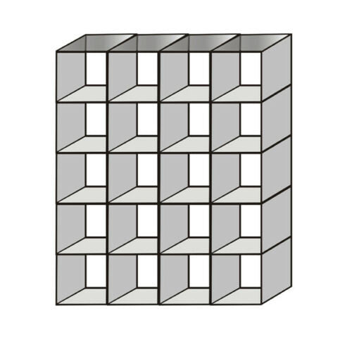 New Toughen Glass Cube Display Set Counter Top Or Free Standing Displays Size 20