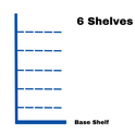 Retail Wall Shelving - H240cm x W100cm
