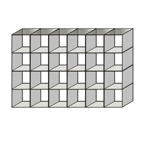 New Toughen Glass Cube Display Set Counter Top Or Free Standing Displays Size 24