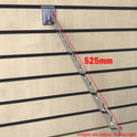 Slatwall Notched Waterfall Arm For Retail Clothes Display