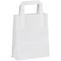 White SOS Paper Bag Box Of 250