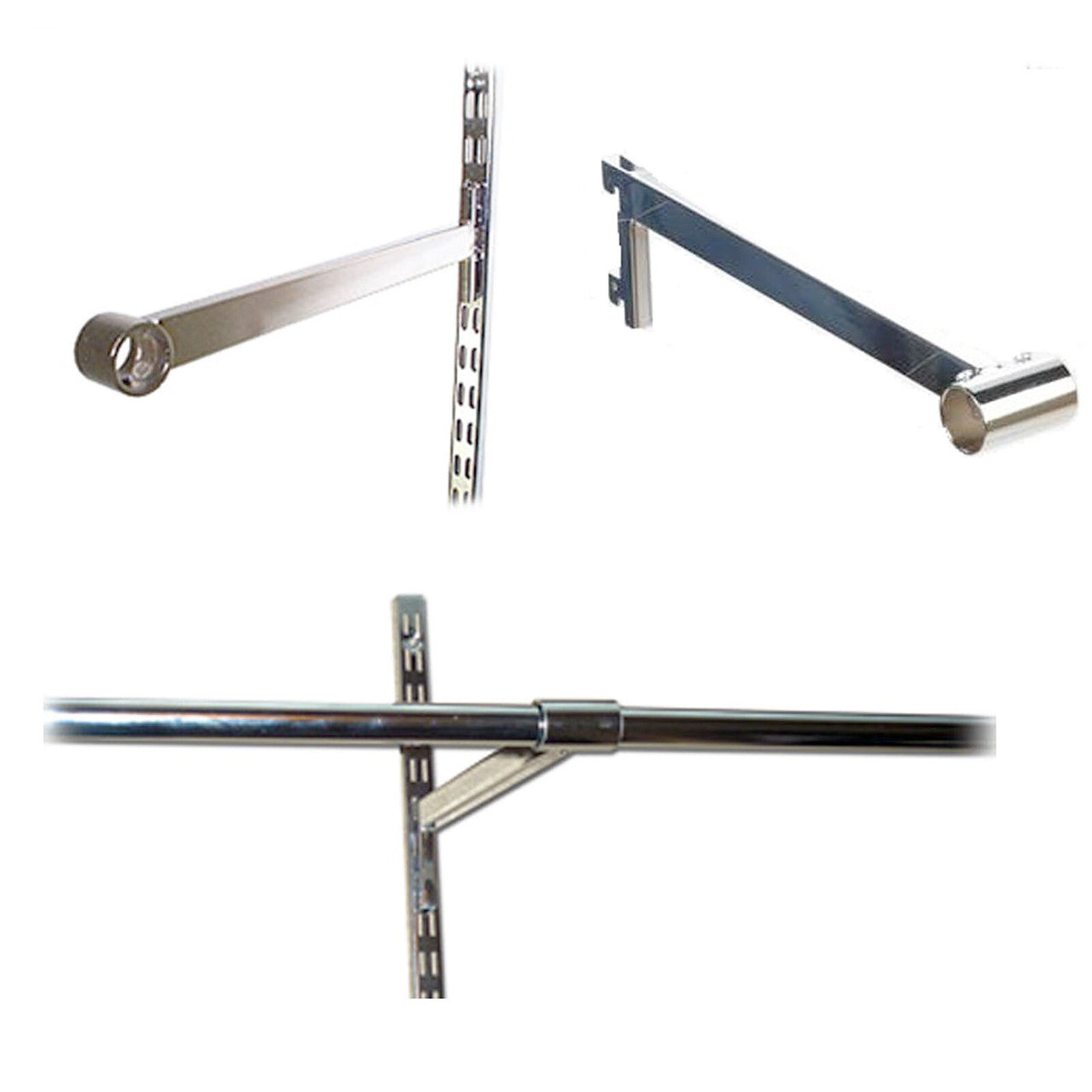 Twin Slot 25mm Tube Support Bracket For Slotted Upright Fashion System 150mm and 300mm Long – Spur Fit