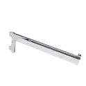 Chrome Straight Arm For Twin Slot Uprights For Retail Display Shopfittings
