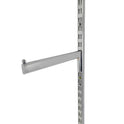 Chrome Straight Arm For Twin Slot Uprights For Retail Display Shopfittings