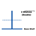 Retail Gondola Shelving Unit - H160cm X W80cm
