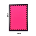 Dayglo Cards - Pink Coloured Pack with Black Border