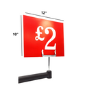 Red Display Cards Signs - £2