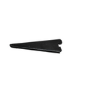 Black Twin Slot Bracket