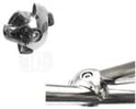 2 Way Tube Clamp Diameter New Clothes Garment Rail Walk In Wardrobe Chrome Tubing Hanging Rail System